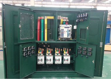 ثلاثة المرحلة الكهربائية مربع محطة فرعية الفولاذ المقاوم للصدأ المواد IEC60076 القياسية المزود